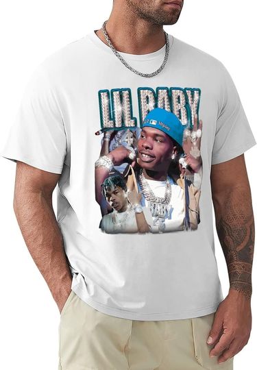 Discover Lil Baby Rapper Merch T Shirt Lil Baby Unisex Shirt, Vintage Rap Shirt