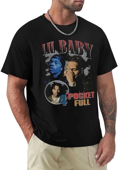 Discover Lil Baby Rapper Merch T Shirt Lil Baby Unisex Shirt, Vintage Rap Shirt