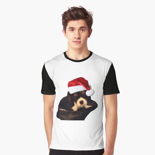 Discover Tydog with Christmas Beanie Graphic T-Shirt