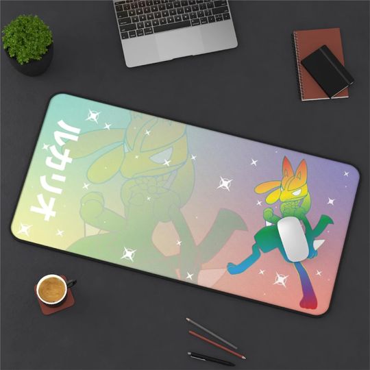 Discover Lucario PKM Desk Mat