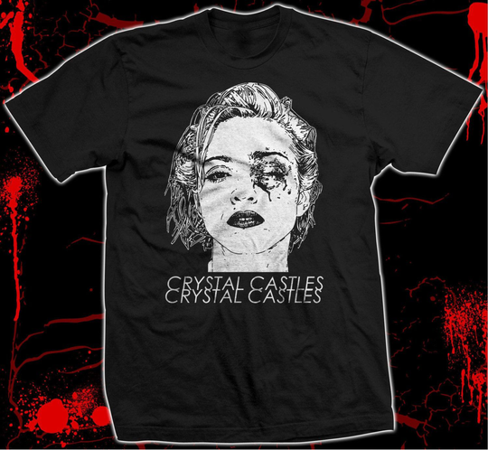 Discover Crystal Castles - Madonna Bruised Unisex T-shirt Full Size S to 5XL