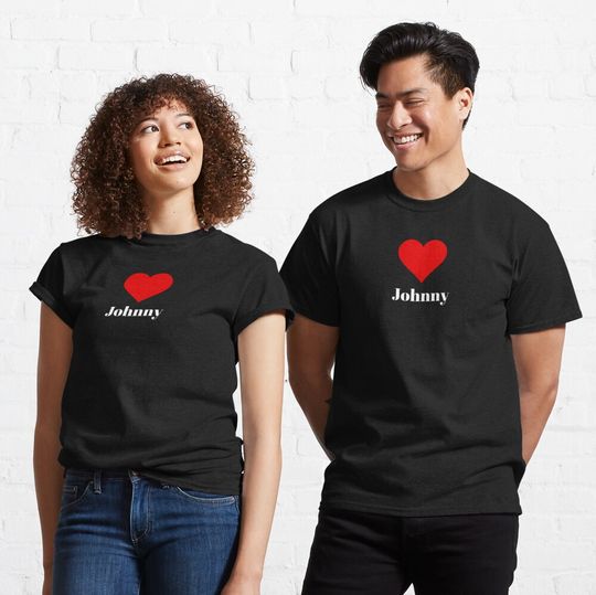 Discover I Heart Love Johnny Depp Classic T-Shirt