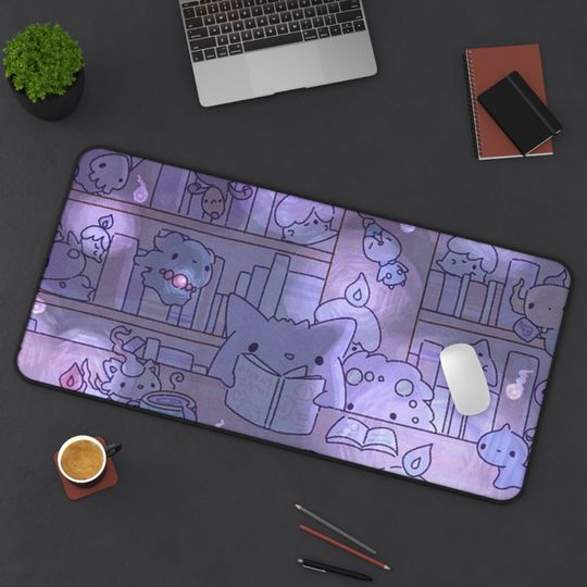 Discover Cute Gengar PKM Desk Mat