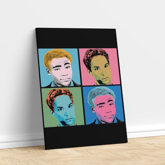 Discover Troy and Abed Warhol Canvas