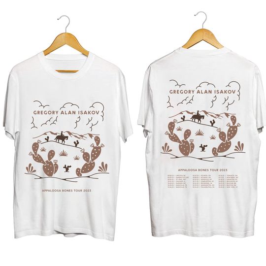 Discover Gregory Alan Isakov - Appaloosa Bones Tour 2023 Shirt