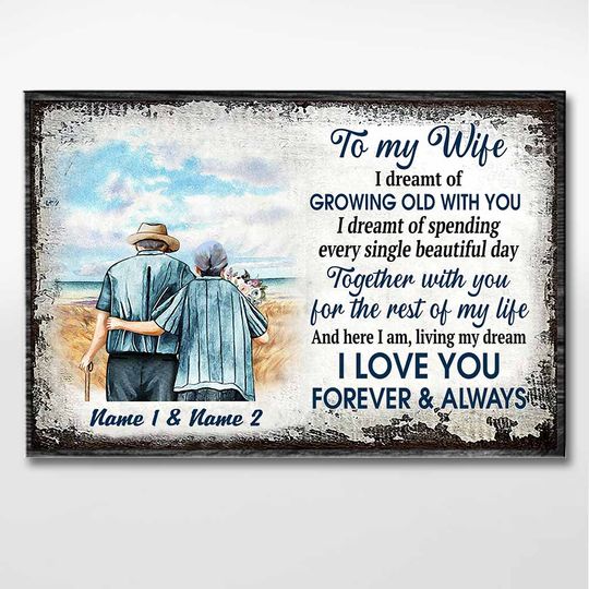 Discover I Love You Forever And Always - Personalized Couple Poster