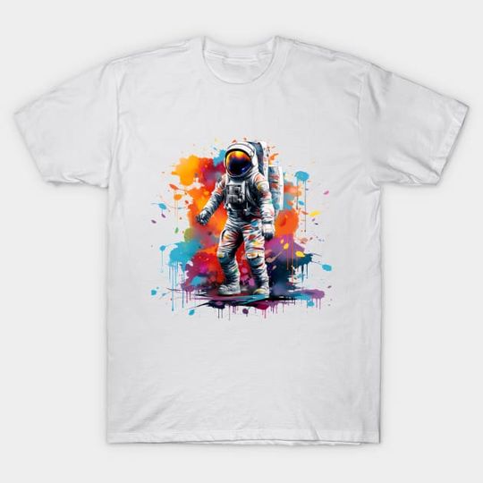 Discover Street Style Astronaut Graffiti III - Astronaut - T-Shirt