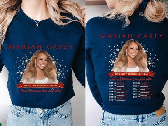 Discover Mariah Carey Merry Christmas One and All Tour 2023 Shirt, Mariah Carey 2023 Tour Shirt