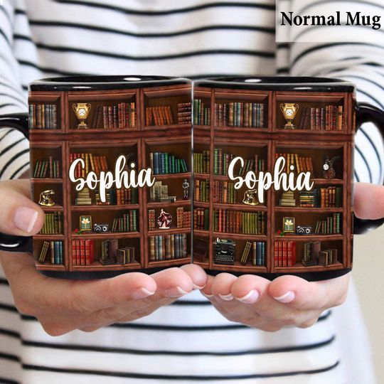 Discover Loves Books - Personalized Book Mug