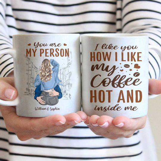Discover You Are My Person - Personalized Couple Mug