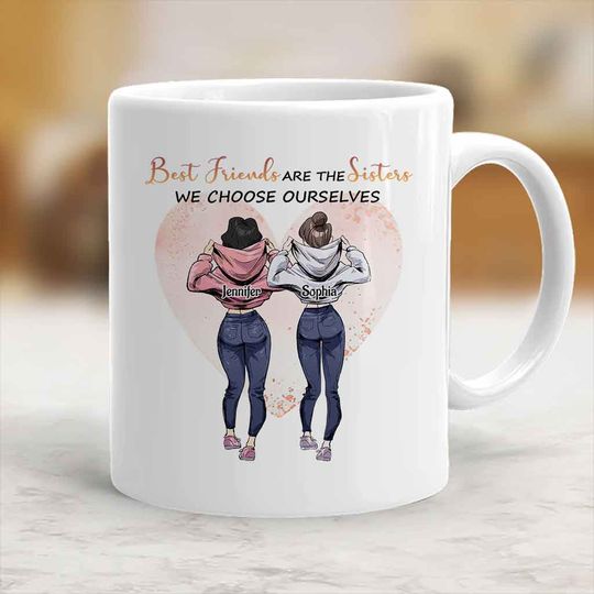 Discover Best Bitches - Personalized Bestie Mug