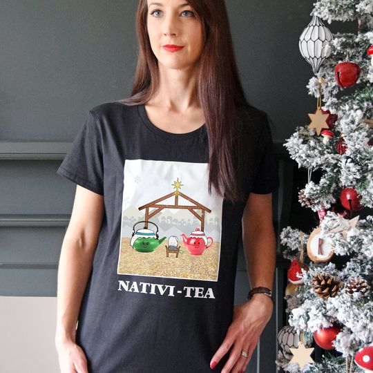 Discover Funny Tea Christmas T-Shirt, Funny Christmas T-Shirt