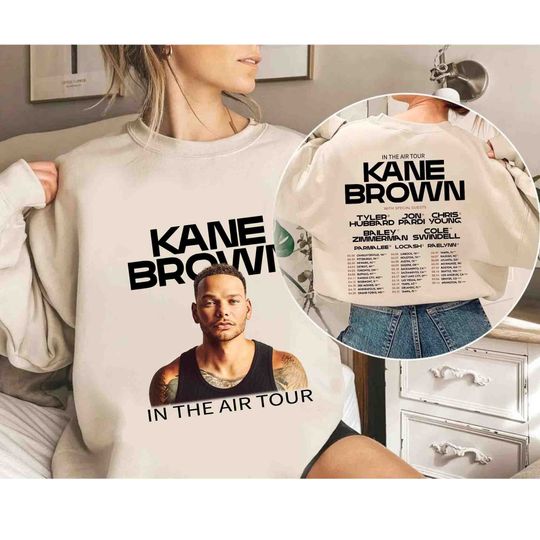 Discover Kane Brown In The Air Tour 2024 Shirt, Kane Brown Fan Shirt
