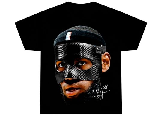Discover LEBRON JAMES T-SHIRT | Rare Exclusive Jumbo Merch | The Last Dance Vintage 90s Style Face Tee