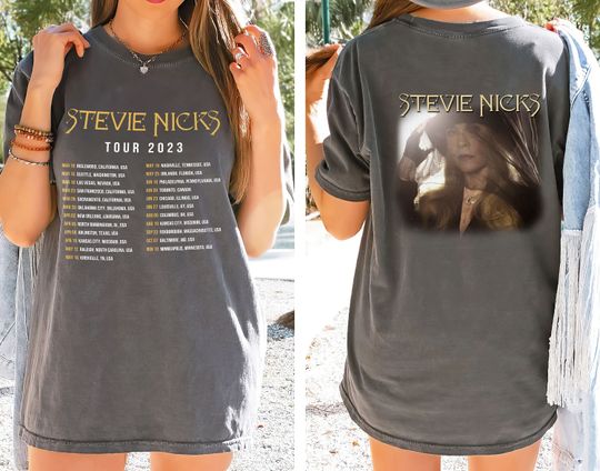 Discover Color Stevie Nicks Tour 2023 Live in Concert T-Shirt, Stevie Nicks Shirt