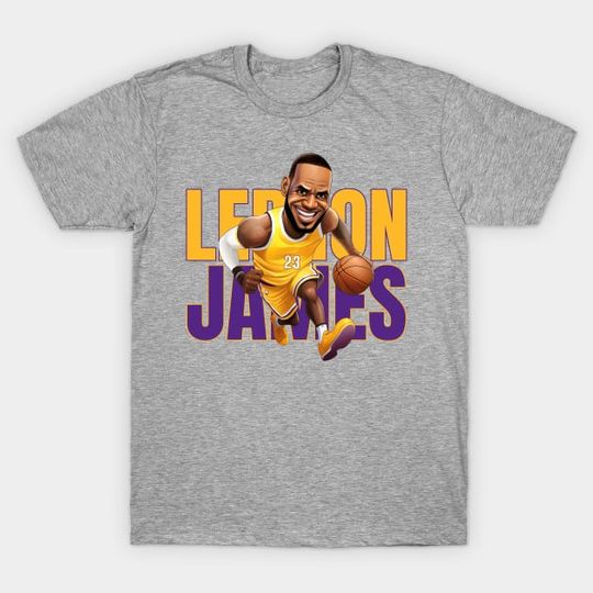 Discover LeBron James caricature - Lebron James - T-Shirt