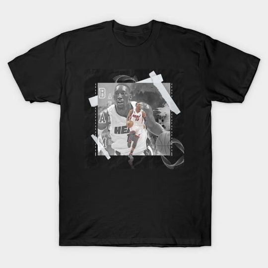 Discover Bam Adebayo Basketball Paper Poster Heat - Bam Adebayo - T-Shirt