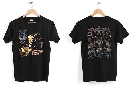Discover Vintage 1992 George Jones Honky Tonk Myself To Death Tour Shirt
