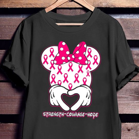 Discover Breast Cancer Awareness Shirt, Encourage Strength Hope Breast Cancer Awareness Shirt
