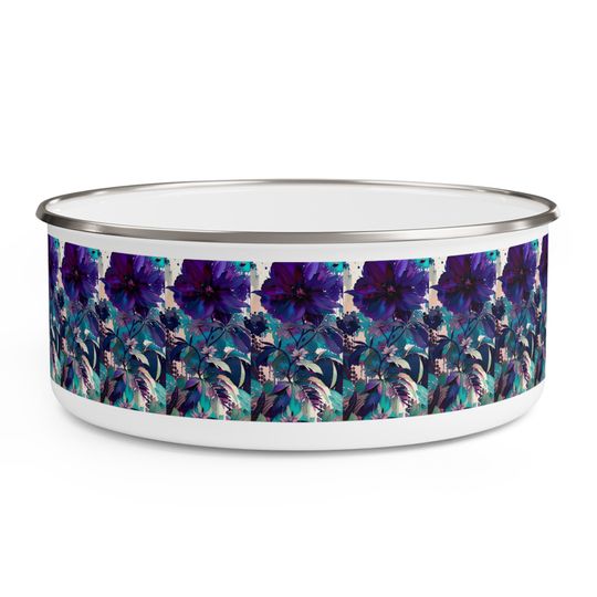 Discover Night Blossom Enamel Bowl