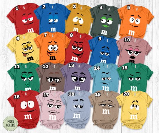 Discover M and M Candy Group Shirt