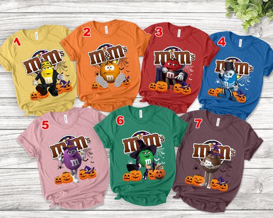 Discover M&M's Halloween Costume Shirt, M And M Matching Family Shirt, Family Halloween Shirt