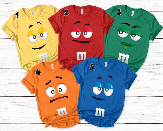 Discover M&M Candies T-Shirt, M And M Matching Family Shirt