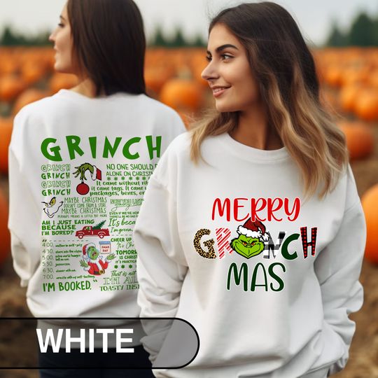 Discover Merry Grin Sweatshirt - Funny Character Christmas Apparel
