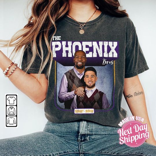 Discover Devin Booker Kevin Durant Phoenix Basketball Shirt