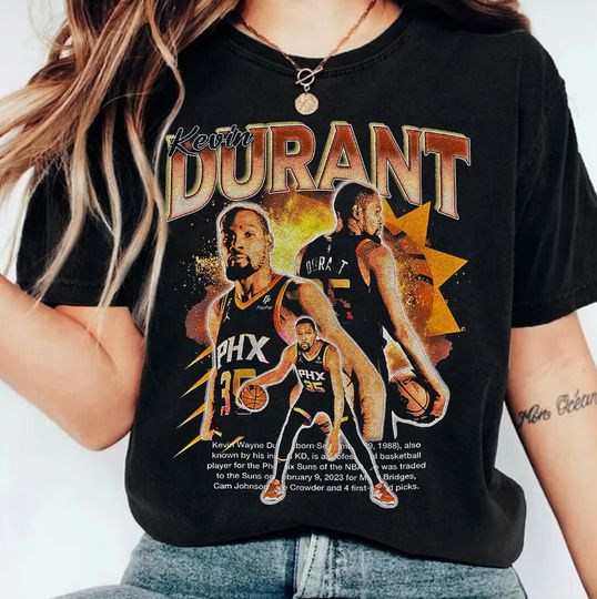 Discover Vintage Style Kevin Durant T-shirt, Kevin Durant 90s Bootleg