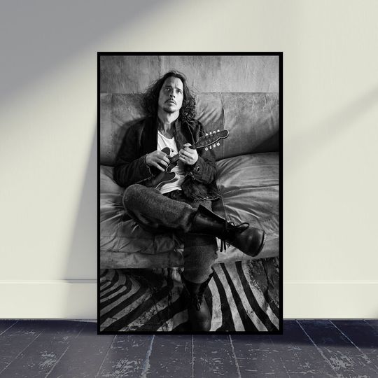 Discover Chris Cornell Music Poster Wall Art, Living Room Decor, Home Decor, Art Poster For Gift
