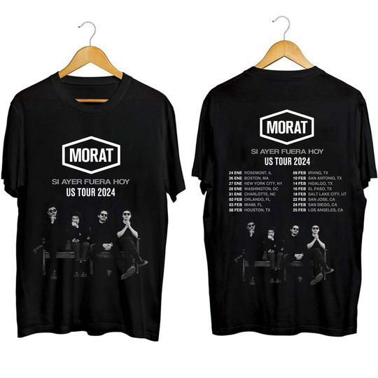 Discover Morat Si Ayer Fuera Hoy US Tour 2024 Shirt, Morat Band Fan Shirt