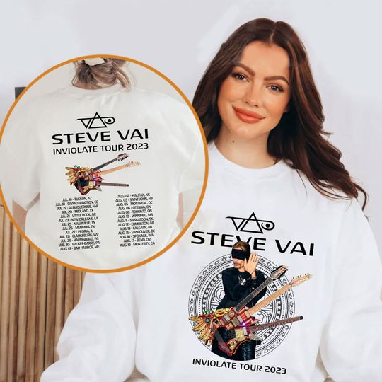 Discover Steve Vai Inviolate North American Tour 2023 Png, Steve Vai 2023 Concert