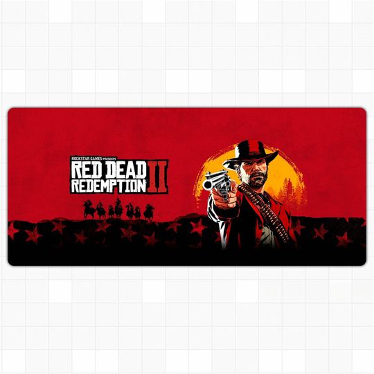 Discover Red Dead Redemption mouse pad, customized mouse pad, gaming desk pad