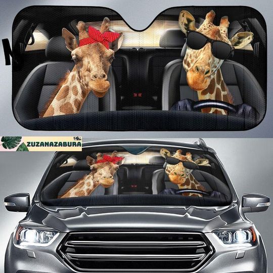 Discover Giraffe Car Sunshade and Decoration