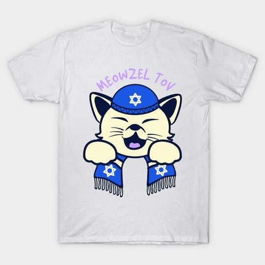 Discover Meowzel Tov Cat - Meowzel Tov - T-Shirt