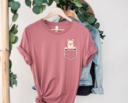 Discover Pocket Llama Shirt