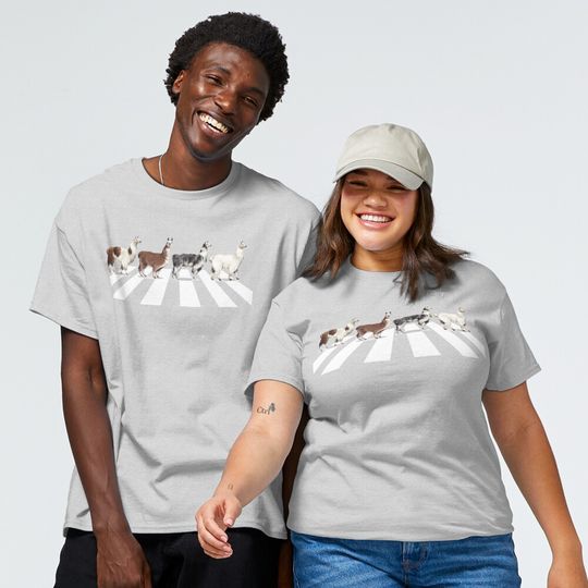 Discover Llama The Abbey Road Classic T-Shirt