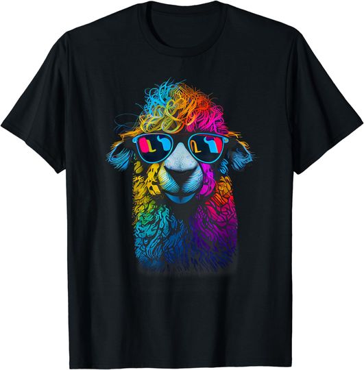 Discover Lama Colorful Cool Alpaca Alpacalover T-Shirt