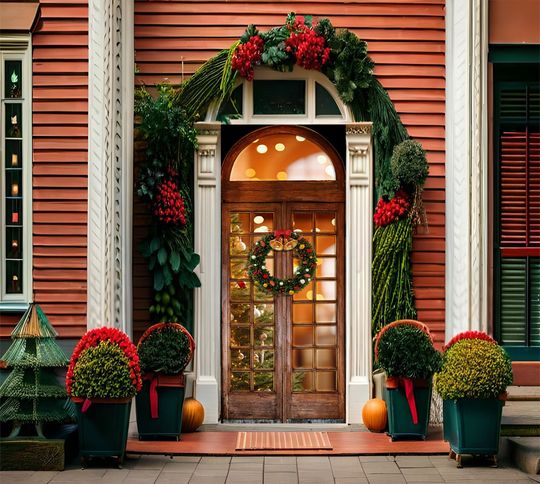 Discover Christmas Sticky Self-Adhesive Door Cover Sticker