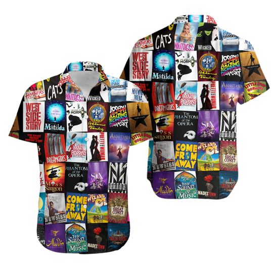 Discover Broadway Musical Theater Hawaiian Shirt
