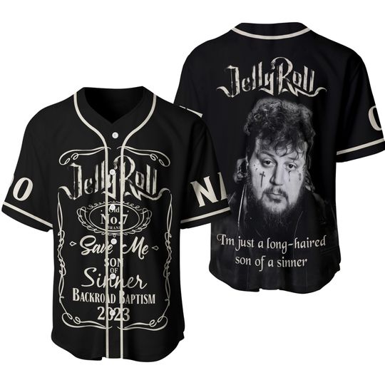 Discover Jelly Roll Baseball Jersey, Jelly Roll Jersey Personalized Shirt