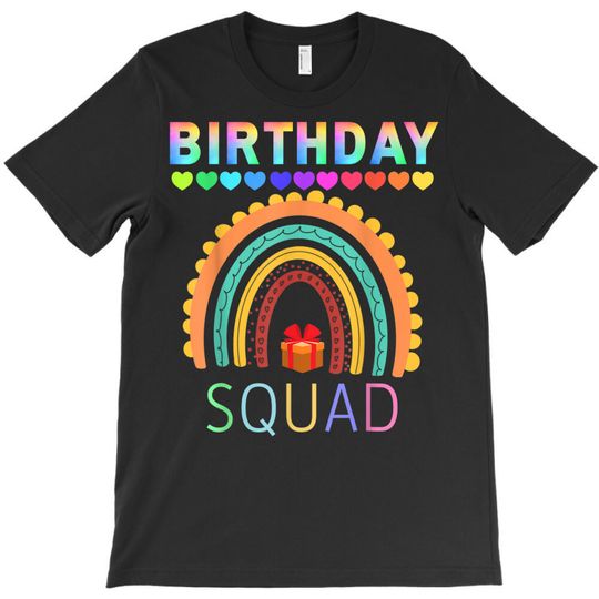 Discover Rainbow Birthday Party Celebration T-Shirt