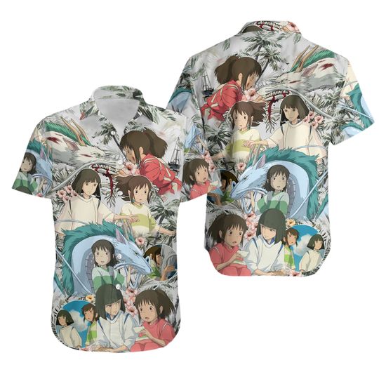 Discover Spirited Away Hawaiian Shirt Aloha Shirt For Men Women | Limited Edition Perfect Gift
