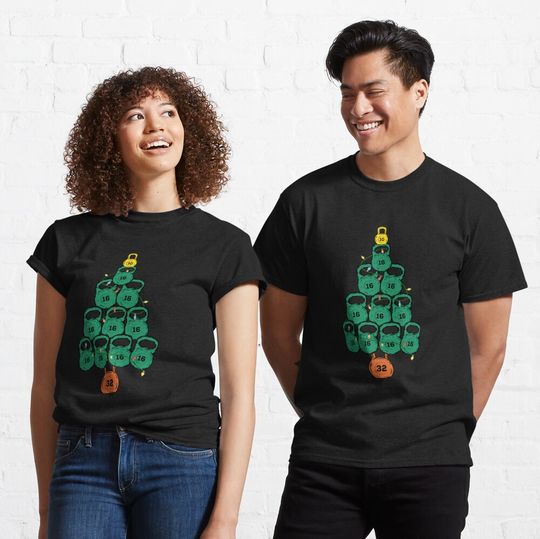 Discover Kettlebell Christmas Tree  Classic T-Shirt