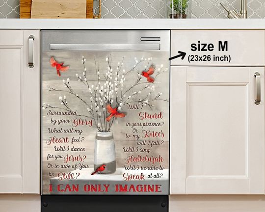 Discover Cardinal Surrounded By Your Glory Dishwasher Cover