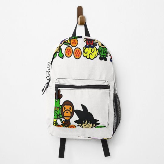Discover Bape Baby Milo Dragon Ball Z Rare Collab Bathing Ape DBZ Backpack
