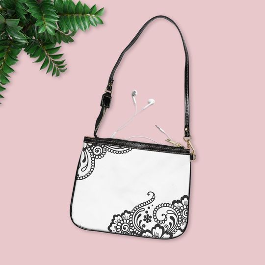 Discover Black Paisley Small Shoulder Bag