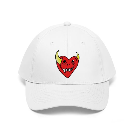 Discover Heart Monster - Unisex Twill Hat
