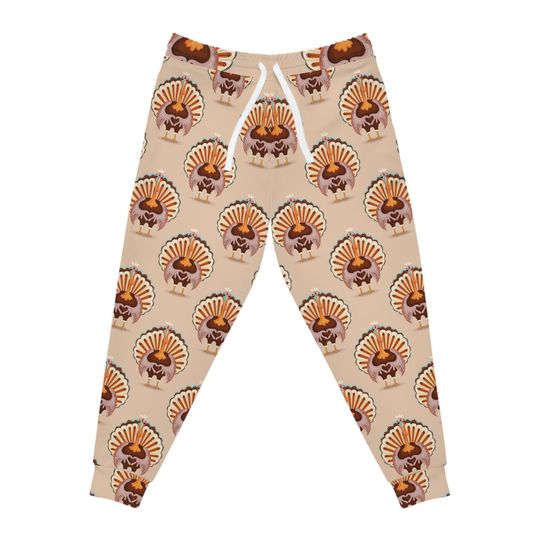 Discover Turkey Thanksgiving Athletic Joggers